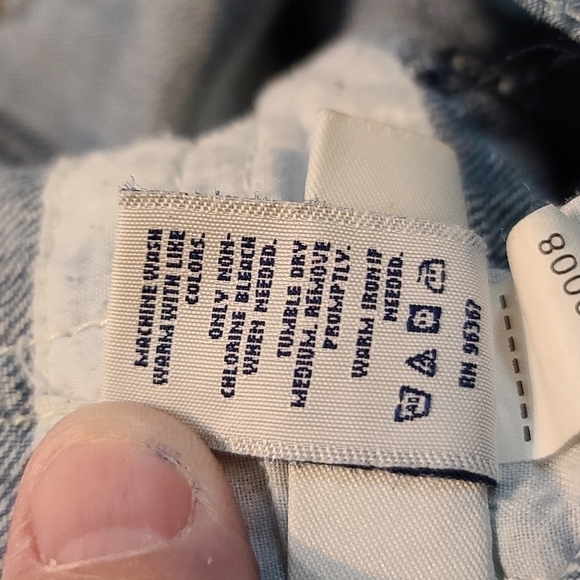 OshKosh Toddler Girl's Denim Overall Dress Pockets Size 24 months EUC - Picture 10 of 10